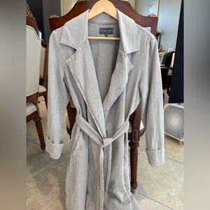 Michael Stars women stretch linen trench